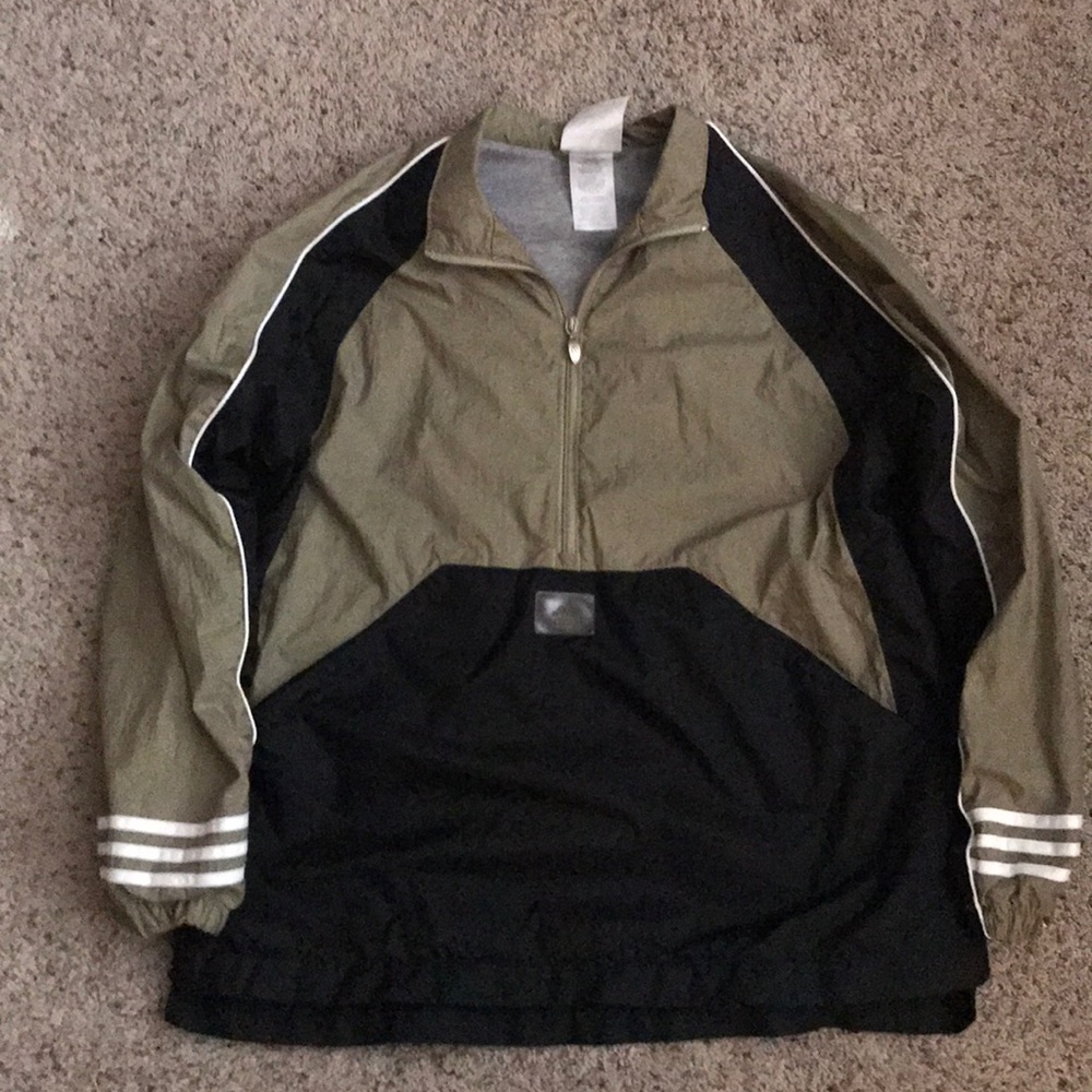 Green adidas jacket